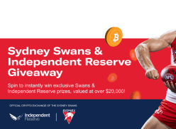 Win Exclusive Swans & Independent Reserve Prizes