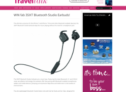 Win fab 3SIXT Bluetooth Studio Earbuds!