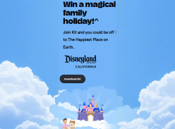 Win a Family Holiday to Disneyland Resort in California - Kit Download The Kit App To