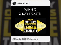 Win a Family Pass to the Cheercon Nfinity Champions League