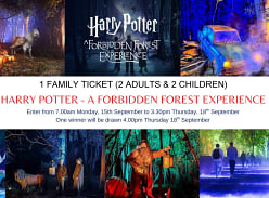 Win a Family Pass to Harry Potter Forest Experience