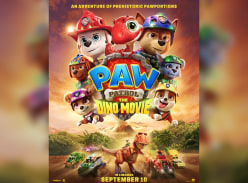 Win 1 of 5 Family Passes to see Paw Patrol: the Dino Movie - Movieland