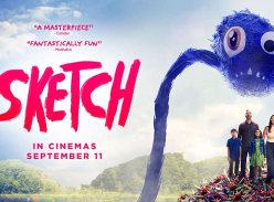 Win 1 of 10 Family Passes to see 'Sketch' in Cinemas