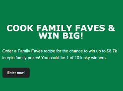 Win 1 of 10 Ultimate Family Prizes