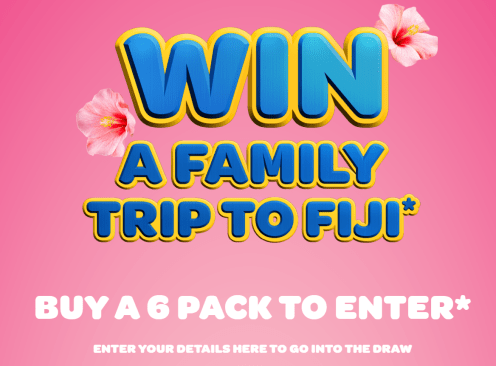 Win a Family Trip to Fiji - Donut King