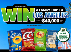 Win a Family Trip to LA or 1 of 28 $100 Gift Cards - Snackbrands Australia