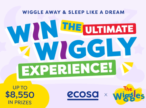 Win a Family Trip to see the Wiggles Sparkle! BIG SHOW - Ecosa Sleep
