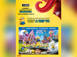 Win a Family Trip to Universal Studios Japan - Reading Cinemas