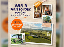 Win a Farm to Fork Experience - Rabobank Australia