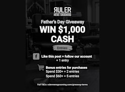Win $1K Father's Day Cash Giveaway