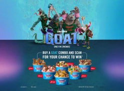 Win your Favourite GOAT Movie-Themed Ice Cream Combo - Cold Rock Ice Creamery Aspley