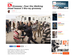 Win Fear the Walking Dead Season 3 Blu-ray