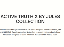 Win $1K & a $200 Figur by Jules Voucher