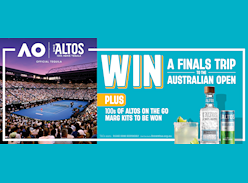 Win a Finals Trip to the Australian Open & Minor Prizes