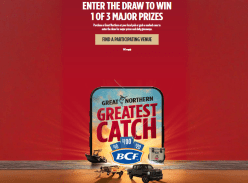 Win a Fishing Boat or a Kia Dual Cab or a Camper Trailer - Great Northern Brewing