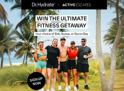 Win the Ultimate Fitness Retreat AE X Dr. Hydrate