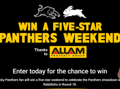 Win a Five-Star Panthers Weekend - Penrith Panthers