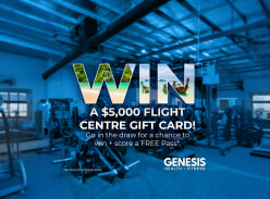 Win a $5K Flight Centre Gift Card