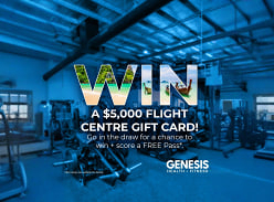 Win a $5K Flight Centre Gift Card