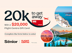 Win a $20K Flight Centre Gift Card