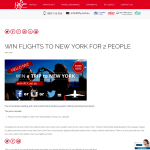 Win flights to New York for 2!