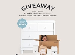 Win a Florence Dresser & Eco Bamboo Nappies and Wipes