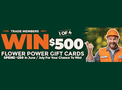 Win 1 of 4 $500 Flower Power Gift Cards - Flower Power