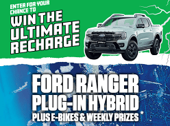 Win a Ford Ranger, E-Bikes & Weekly Prizes