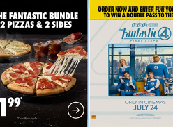 Win 1 of 50 the Fantastic Four: First Steps Double Pass