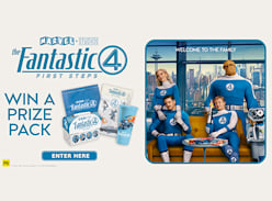 Win a the Fantastic Four: First Steps Merch Pack