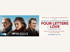 Win 1 of 10 Four Letters of Love Double Passes