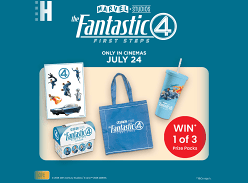 Win 1 of 3 the Fantastic Four Prize Packs