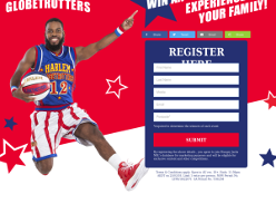 Win four tickets to a Harlem Globetrotters game in your city