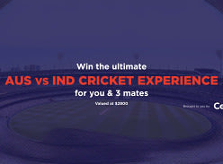 Win Four Tickets to Day 2 of a Test Match Between Aus Vs India