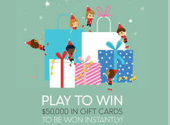 Win Free $50,000 Instantly in Gift Cards