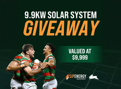 Win a FREE 9.9kW Solar System