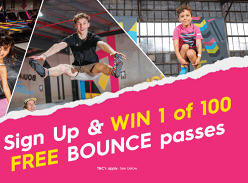 Win 1 of 100 FREE Bounce Passes