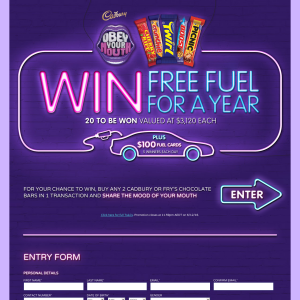 Win FREE fuel for a year + MORE!