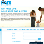 Win Free Life Insurance for 1 Year