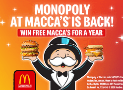 Win Free Maccas for a Year
