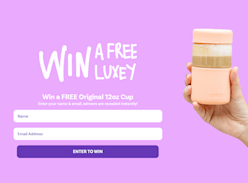 Win a FREE Original 12oz Cup - Luxey Cup