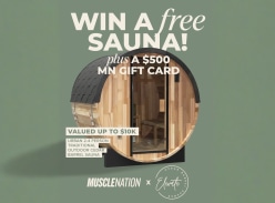Win a Free Sauna and $500 Muscle Nation Gift Card