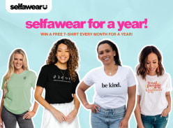 Win a FREE T-Shirt Every Month for a Year - Selfawear