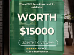 Win a FREE Tesla Powerwall 3 + Full Installation