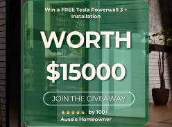 Win a FREE Tesla Powerwall 3 + Full Installation