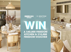 Win a $40K Freedom Kitchen & $10K Freedom Voucher