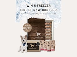 Win a Freezer FULL of RAW DOG FOOD