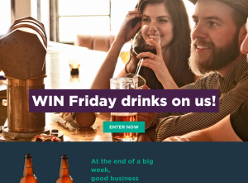 Win Friday drinks on us