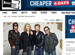 Win front row tickets to Bon Jovi & a backstage experience!