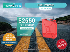 Win a Share of $2550 in Fuel Vouchers